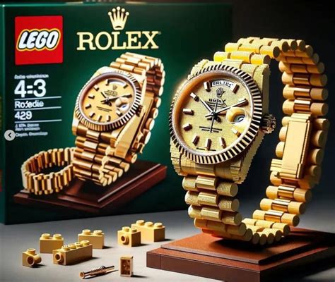 rolex lego watch|rolex lego real.